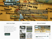 Tablet Screenshot of mappingslc.org